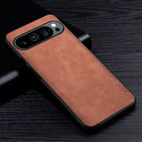 Premium Leatherlike Google Pixel Case-Exoticase-For Google Pixel 9 Pro XL-Brown-Exoticase