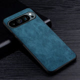 Premium Leatherlike Google Pixel Case-Exoticase-For Google Pixel 9 Pro XL-Dark Blue-Exoticase