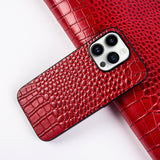 Real Dual Leather Apple iPhone Case-Exoticase-