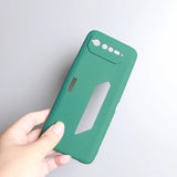 SandMatte Silicone ASUS Rog Phone Case-Exoticase-for ROG Phone 7-Green-Exoticase