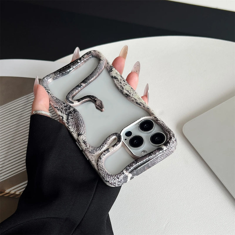 Slithering Python Bumper iPhone Case-Exoticase-Exoticase