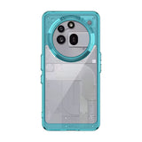 Soft Edge Transparent Nothing Phone Case-Exoticase-Cyan Blue-For Nothing Phone 3A Pro-Exoticase