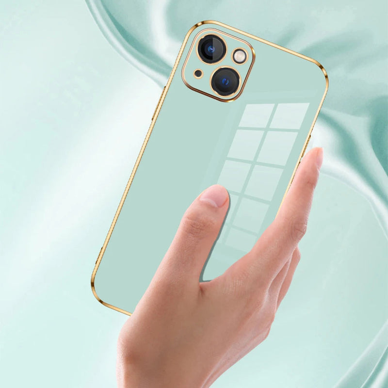 Solid Color Plated iPhone Case with Strap-Exoticase-Exoticase