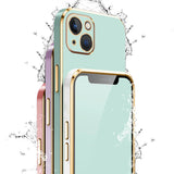 Solid Color Plated iPhone Case with Strap-Exoticase-Exoticase