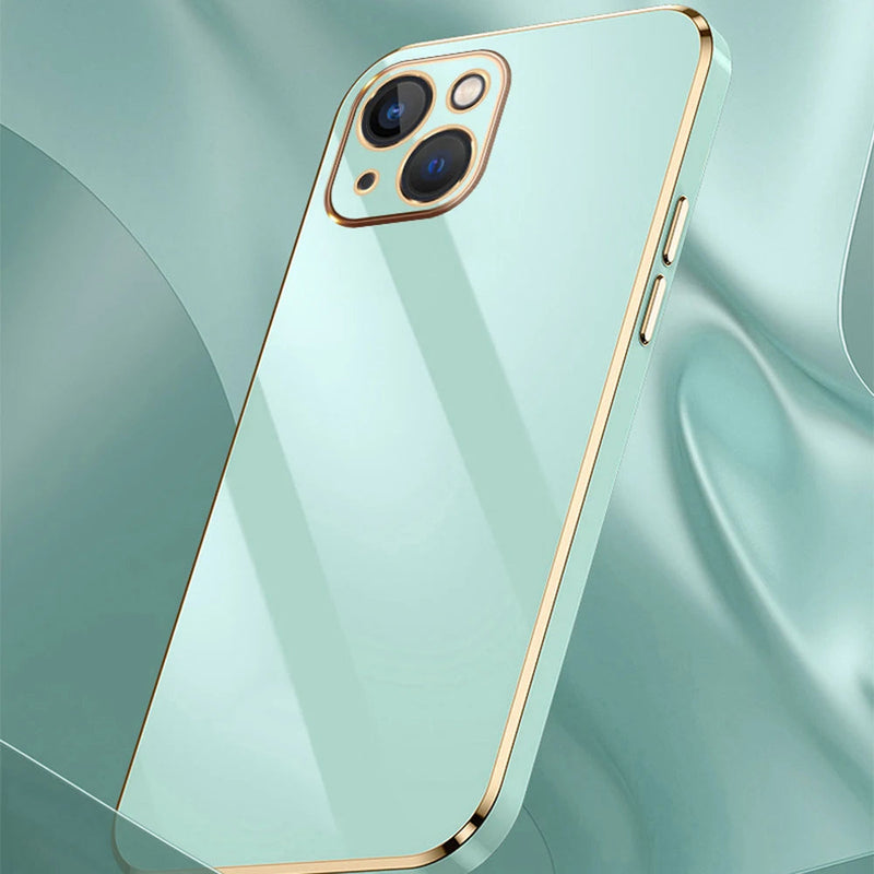 Solid Color Plated iPhone Case with Strap-Exoticase-Exoticase