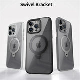 Swivelling Kickstand Ring Acrylic Back iPhone Case-Exoticase-Exoticase