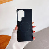 Thin Magnetic Coil Charging Samsung Case-Exoticase-For Samsung S25 Ultra-Charcoal Gray-Exoticase