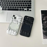 Tiger Teeth Matte & Plated Frameish iPhone Case-Exoticase-Exoticase