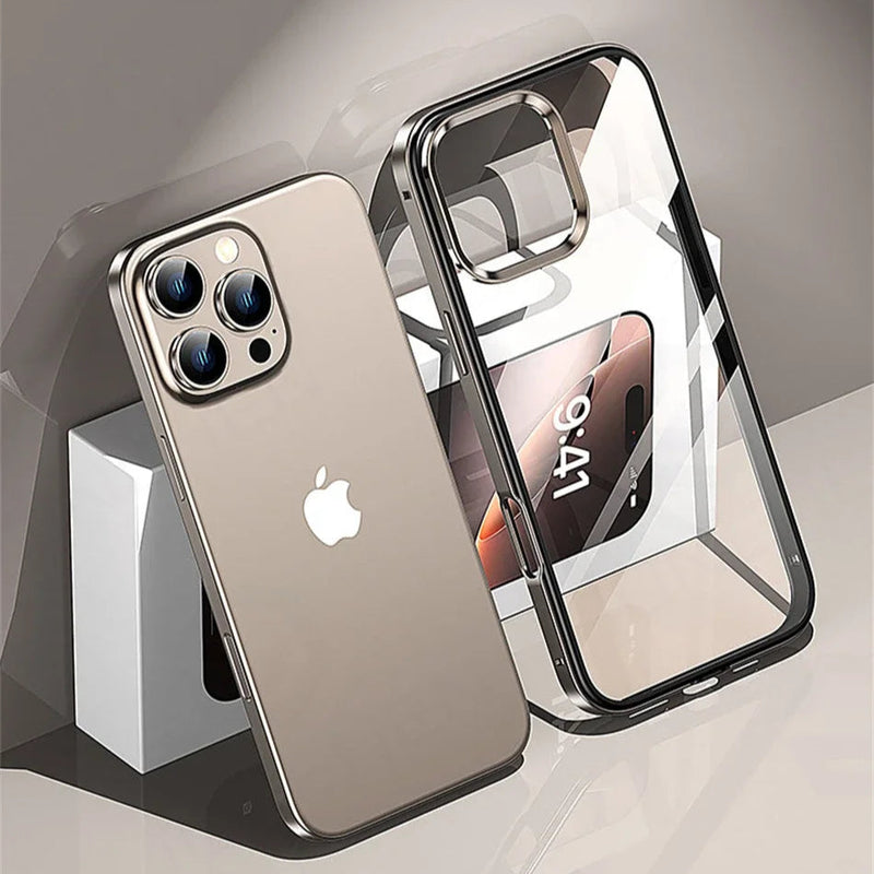 TransforMetal Removable Acrylic Back iPhone Frame Case-Exoticase-Exoticase