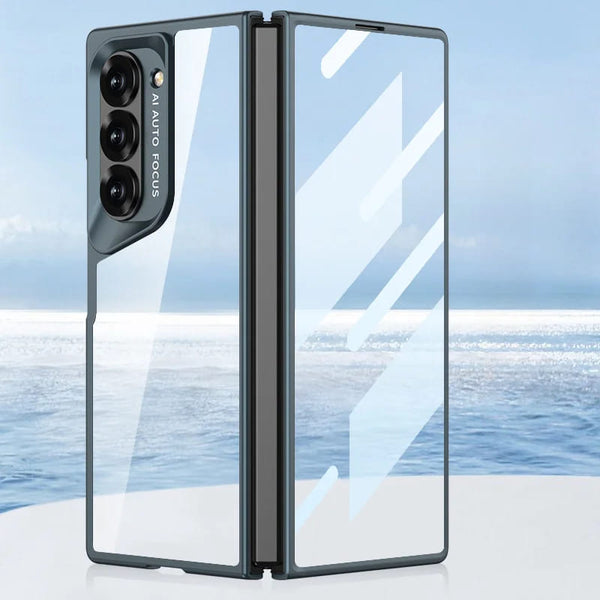 Ultra Thin Transparent Samsung Z Fold 6 Case-Exoticase-Green-Exoticase