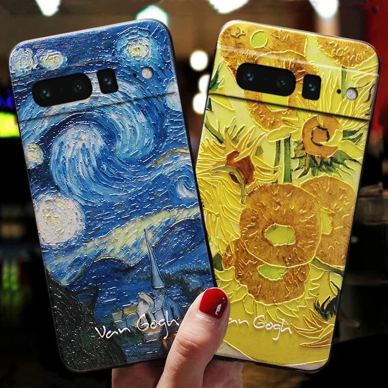 Van Gogh Art Google Pixel Case-Exoticase-Exoticase