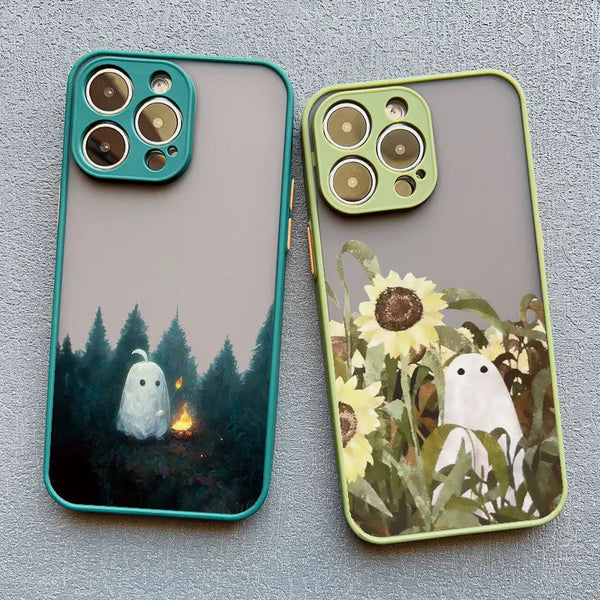 Wanderer The Cute Ghost iPhone Case-Exoticase-Exoticase